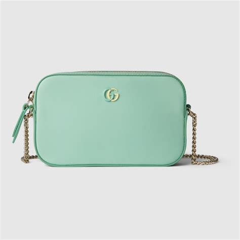 gucci super mini pastel|GG Marmont super mini bag in pastel green leather .